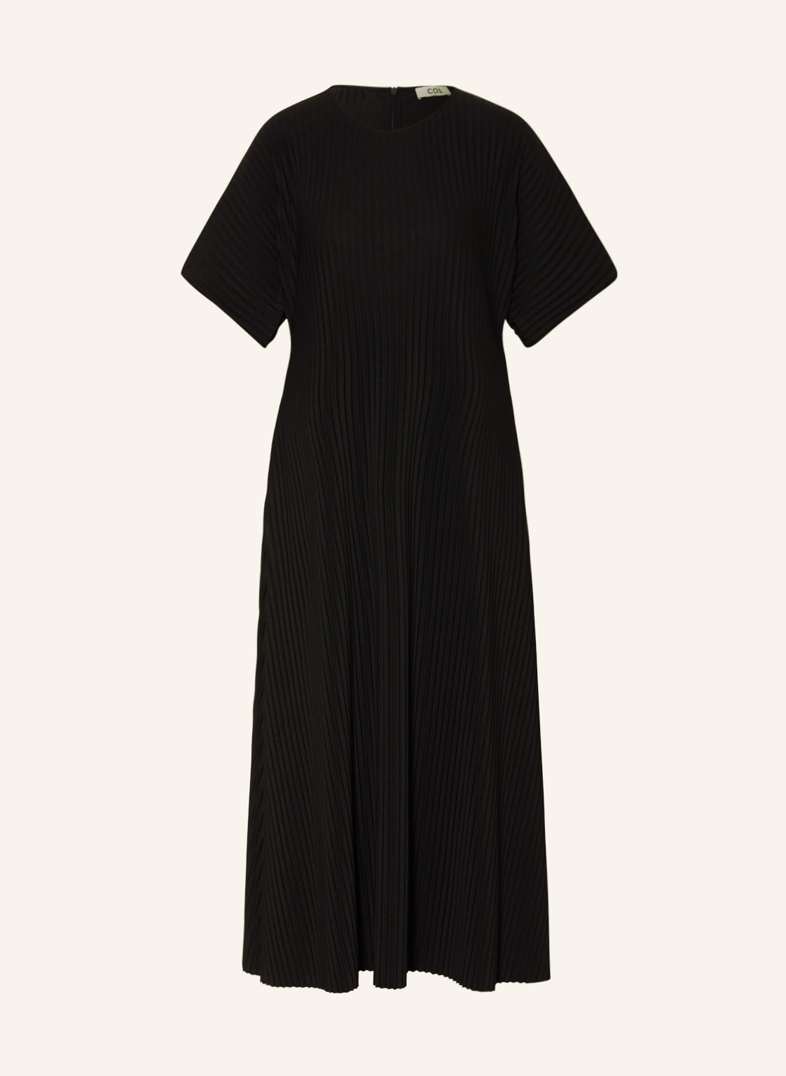 Image of Cos Plisseekleid schwarz