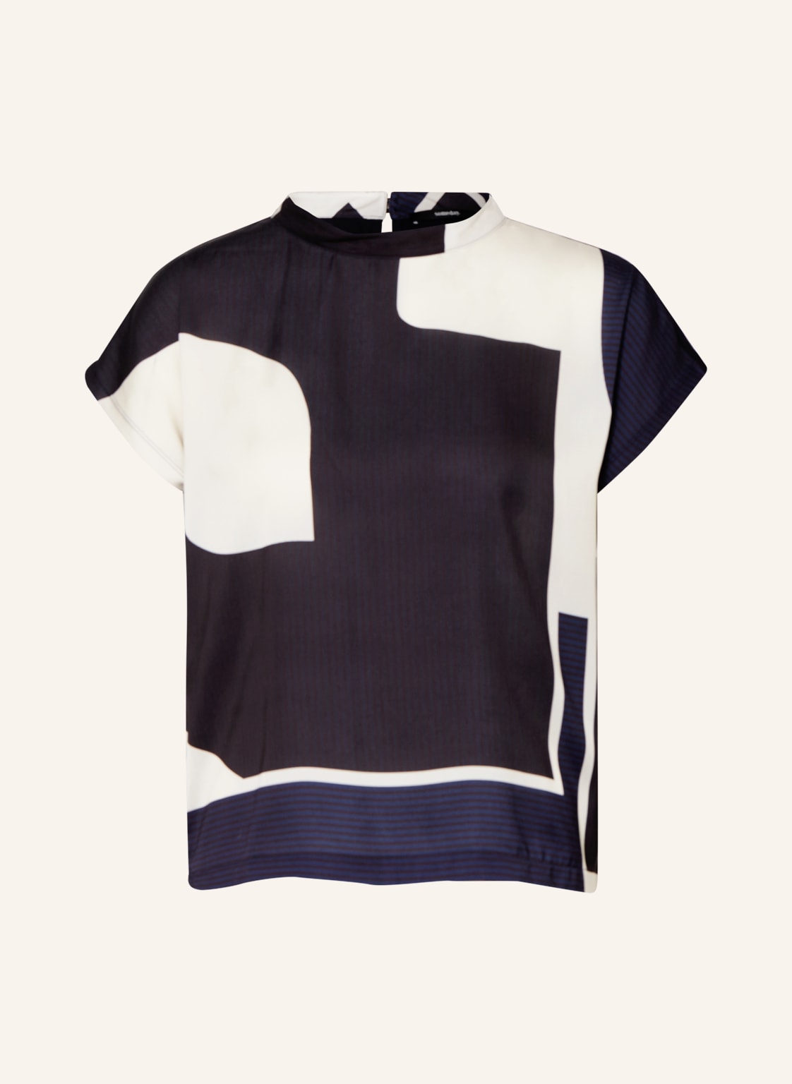 Image of Someday Blusenshirt Kenita Im Materialmix blau