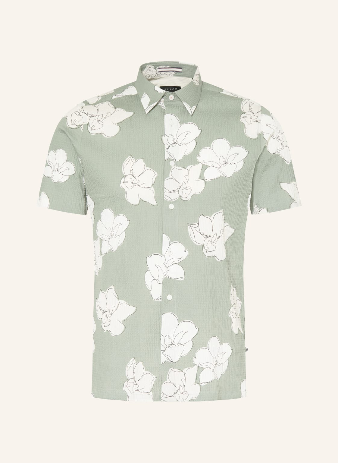Image of Ted Baker Kurzarm-Hemd Coving Regular Fit gruen