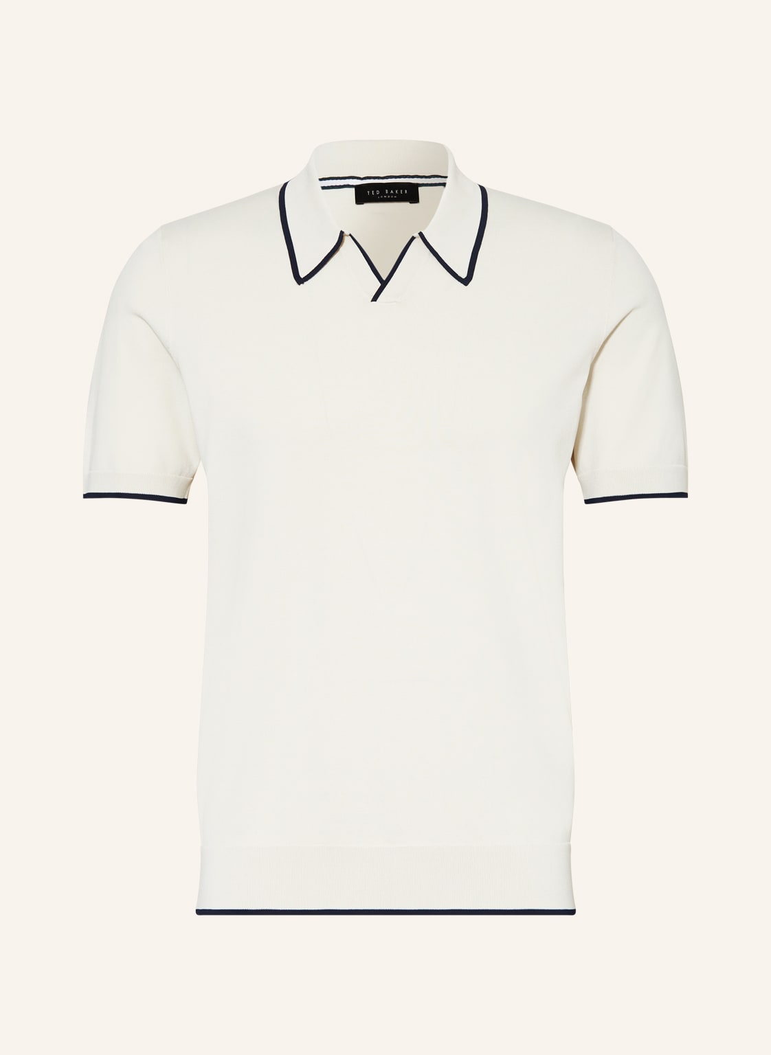 Image of Ted Baker Jersey-Poloshirt Rayone grau
