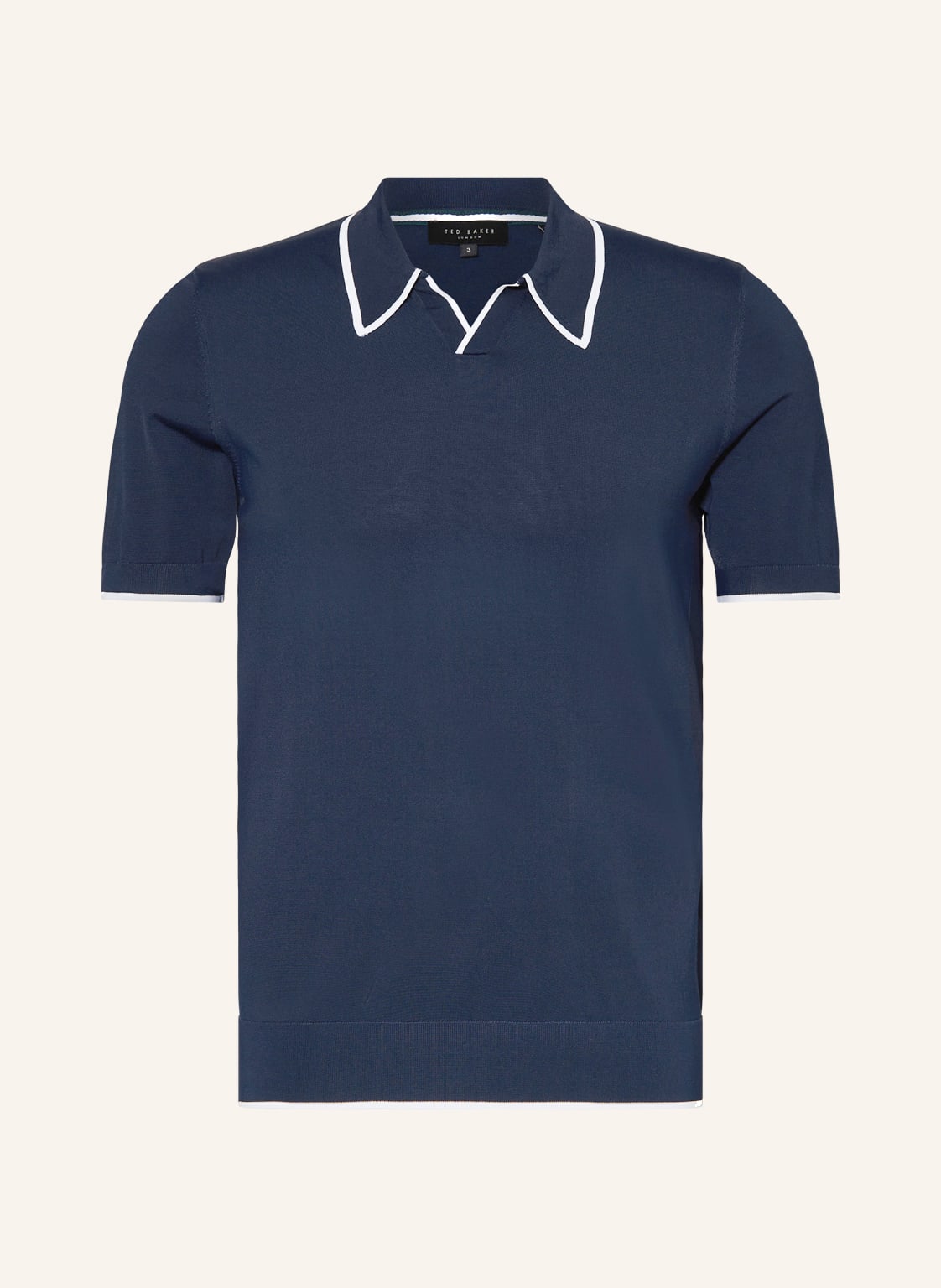 Image of Ted Baker Jersey-Poloshirt Rayone blau