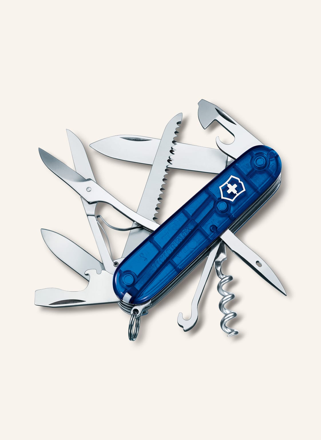 Image of Victorinox Taschenmesser Huntsman blau