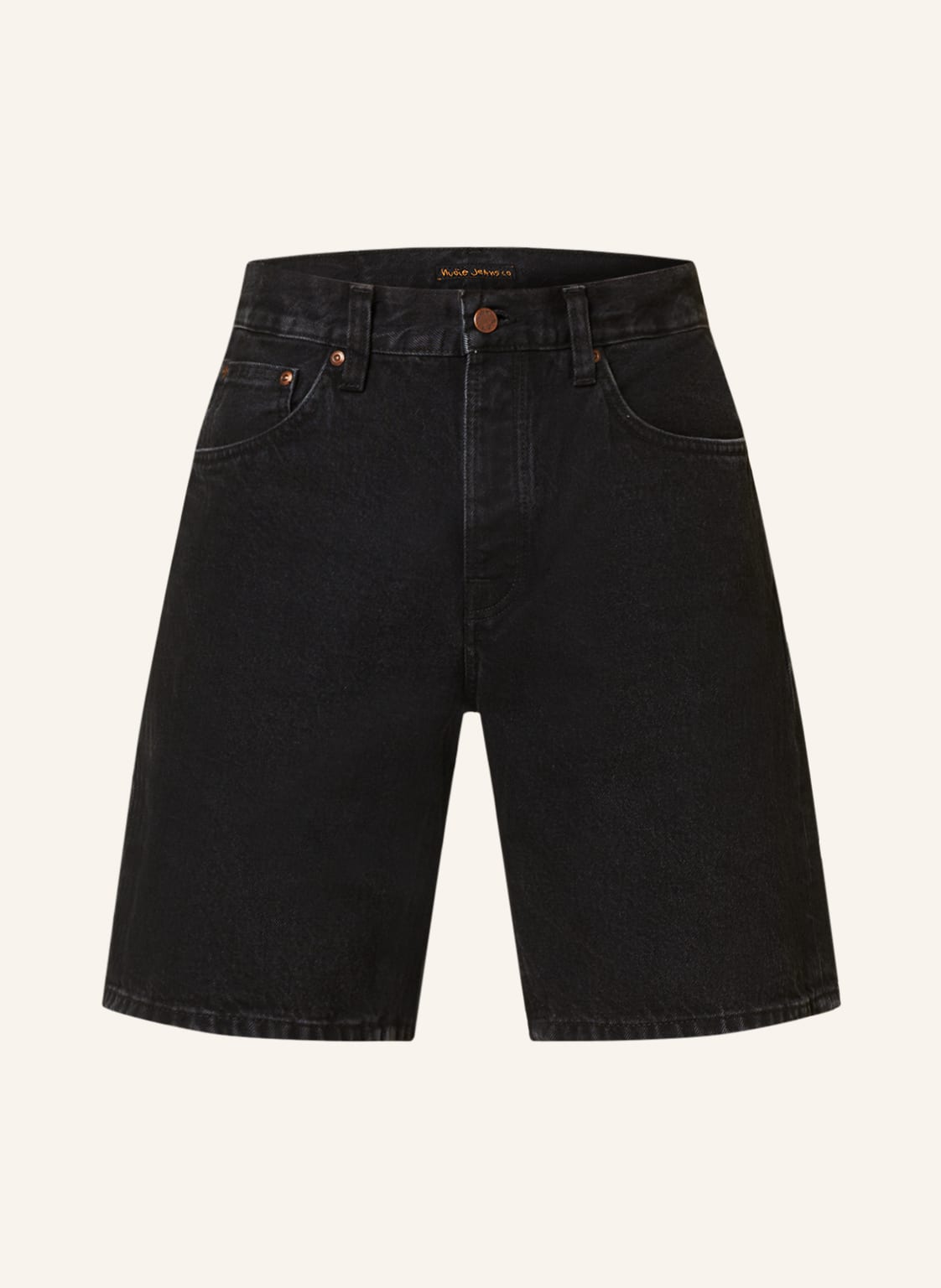 Image of Nudie Jeans Jeansshorts Seth schwarz