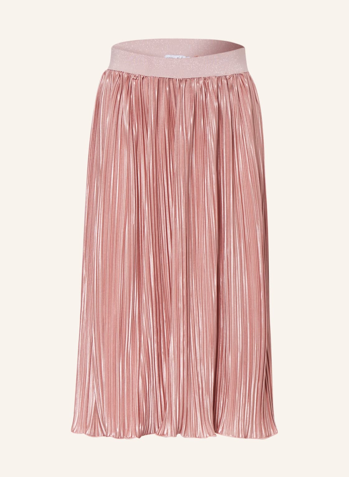 Image of Happy Girls Plisseerock Mit Glitzergarn rosa