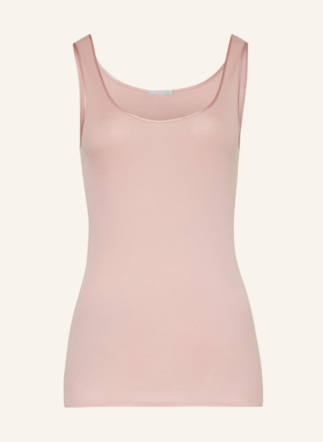 Image of Hanro Top Cotton Seamless rosa