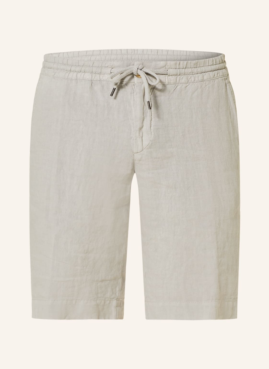 Image of Alberto Leinenshorts House Tapered Fit grau