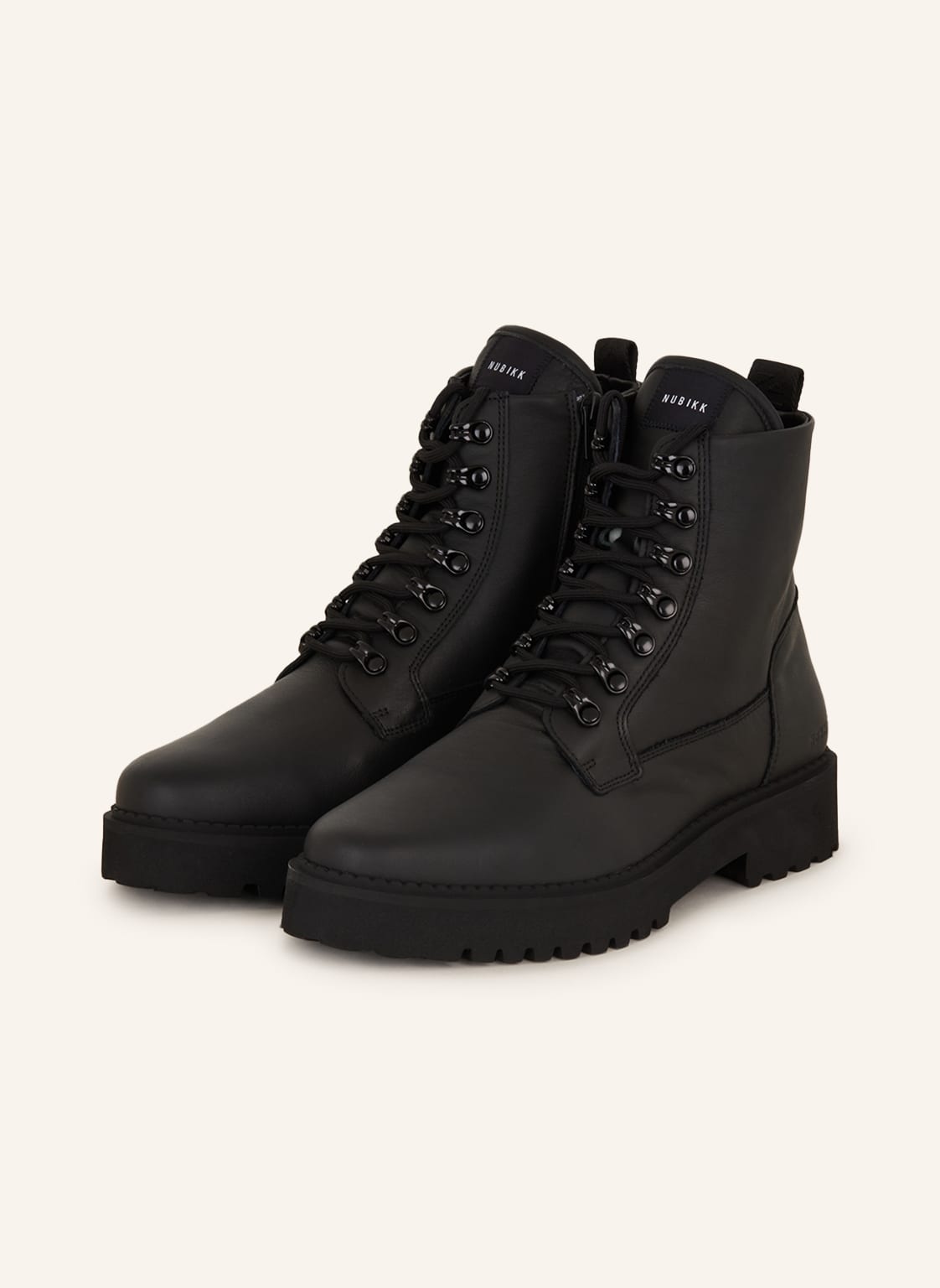 Image of Nubikk Schnürstiefeletten Logan Harbor schwarz