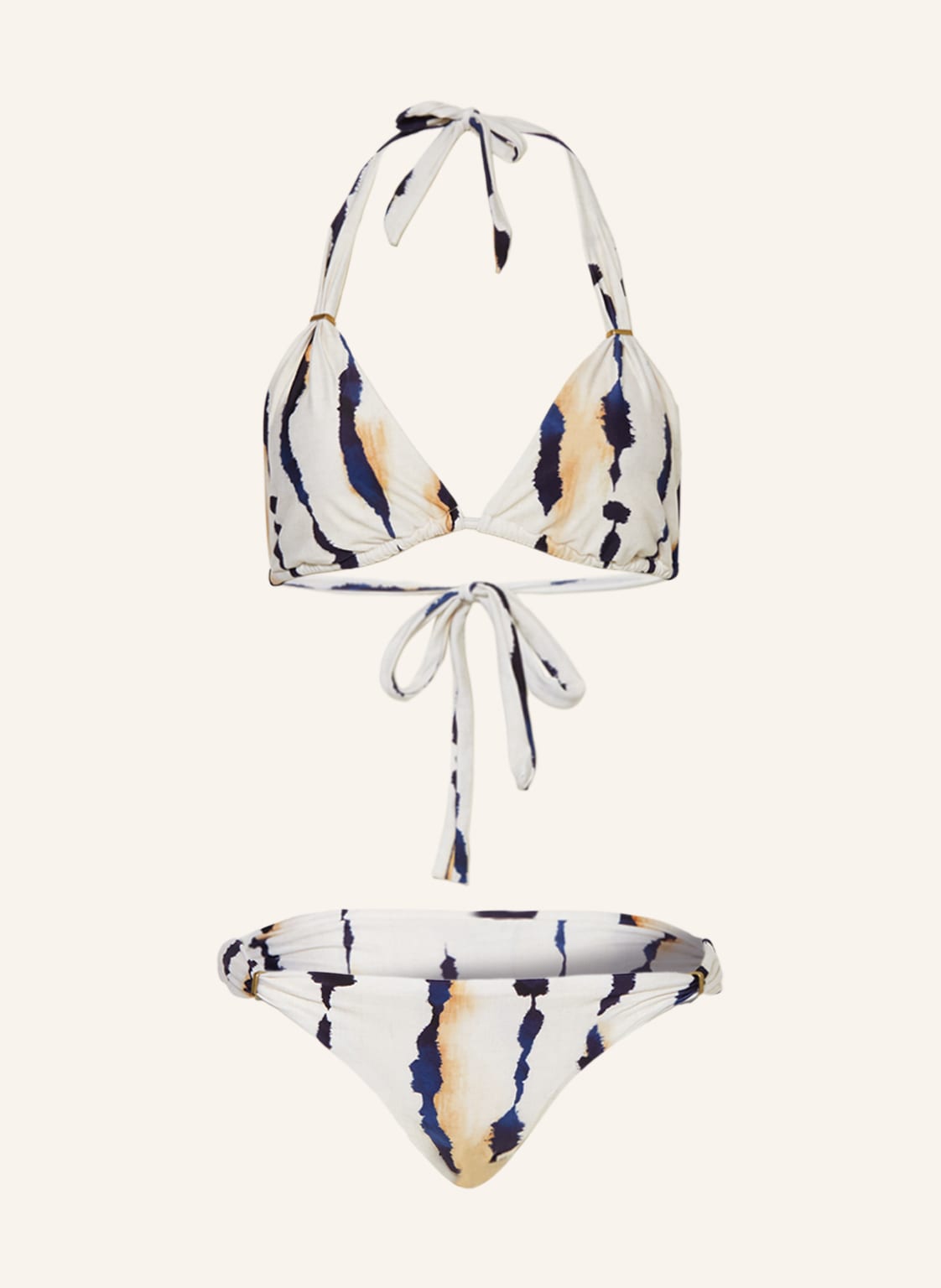 Image of Lenny Niemeyer Triangel-Bikini Mit Uv-Schutz 50+ weiss