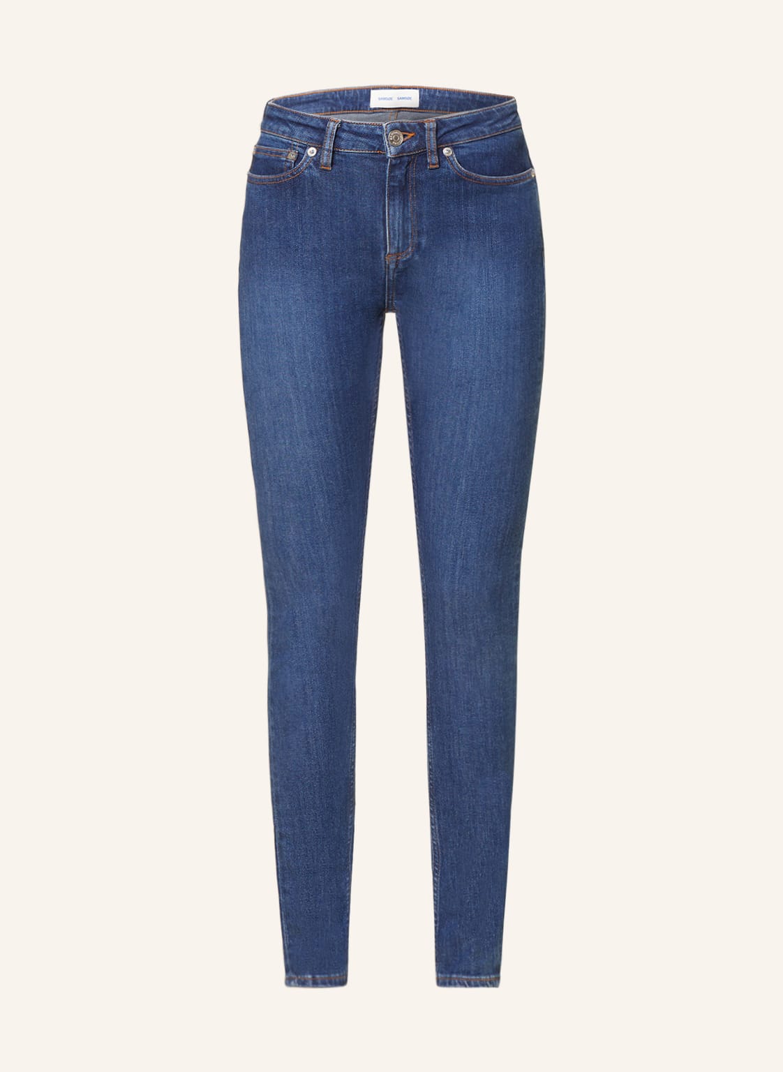 Image of Samsøe Samsøe Skinny Jeans Alice blau