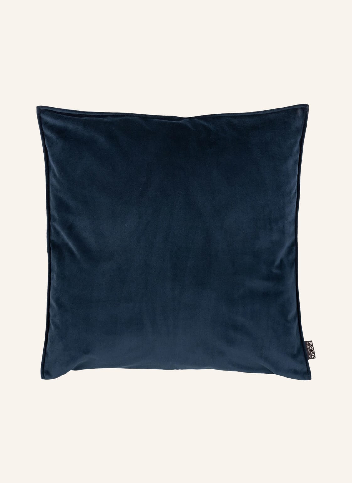Image of Proflax Samt-Dekokissenhülle Milano blau