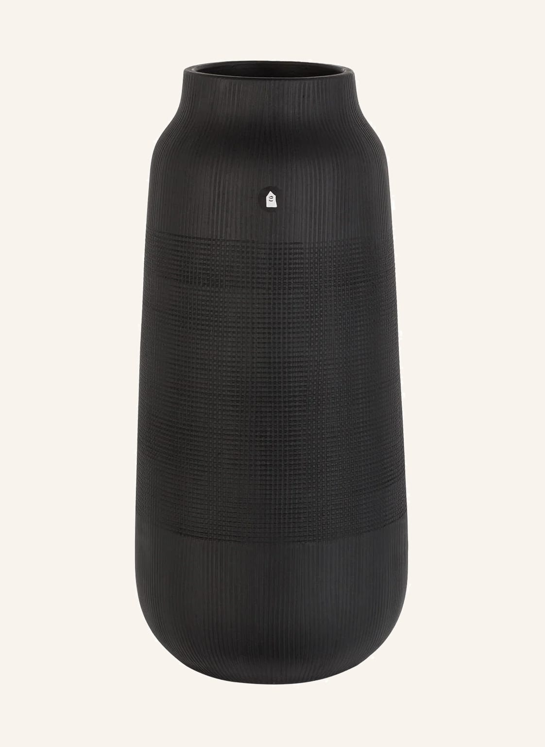 Image of House Doctor Vase Groove schwarz