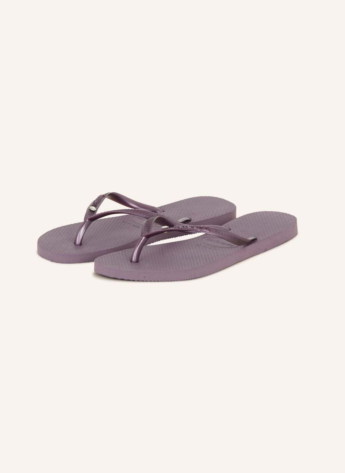 Image of Havaianas Zehentrenner Slim Crystal Mit Swarovski Kristallen violett