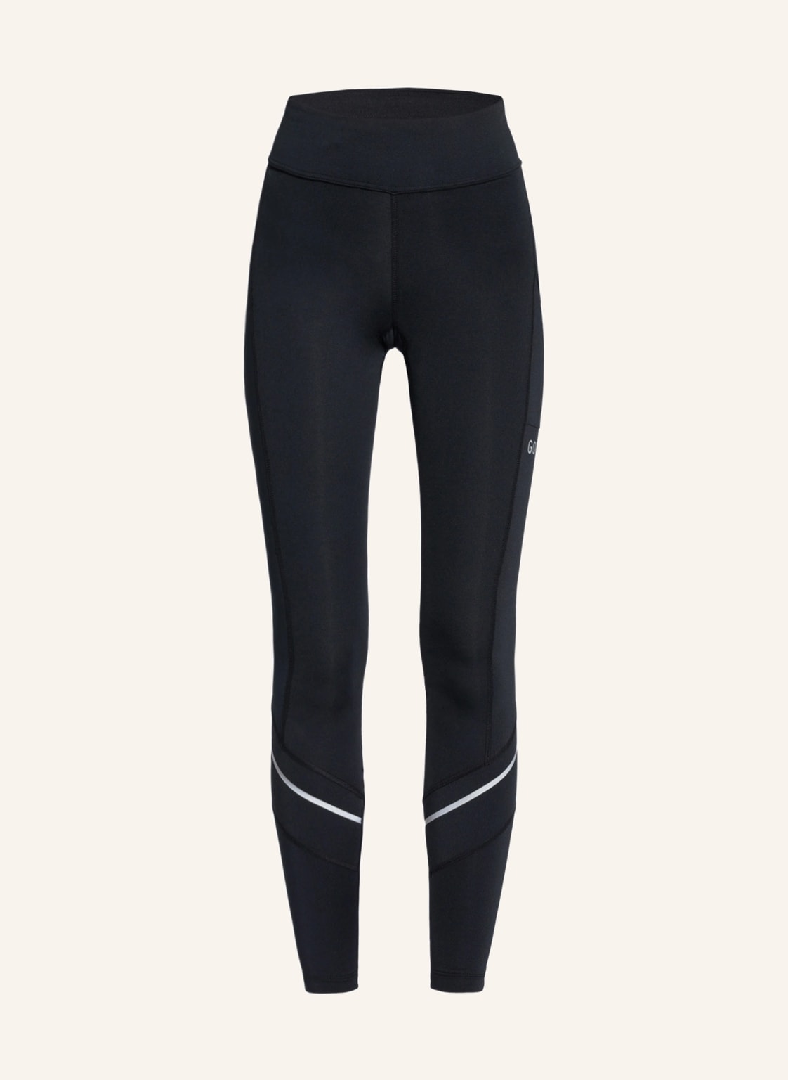 Image of Gore Running Wear Laufhose r3 Mid schwarz