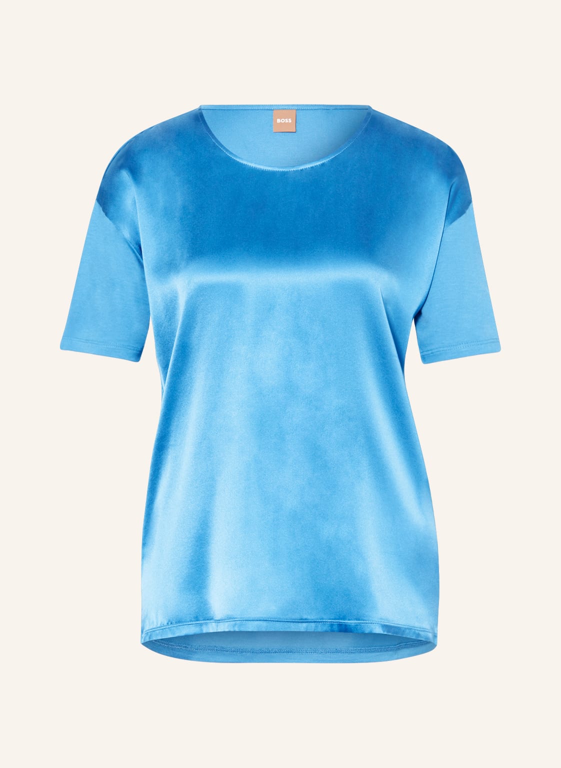 Image of Boss Blusenshirt Esandy Mit Seide blau