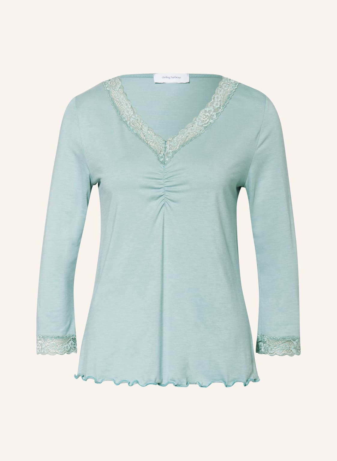 Image of Darling Harbour Schlafshirt Mit 3/4-Arm blau