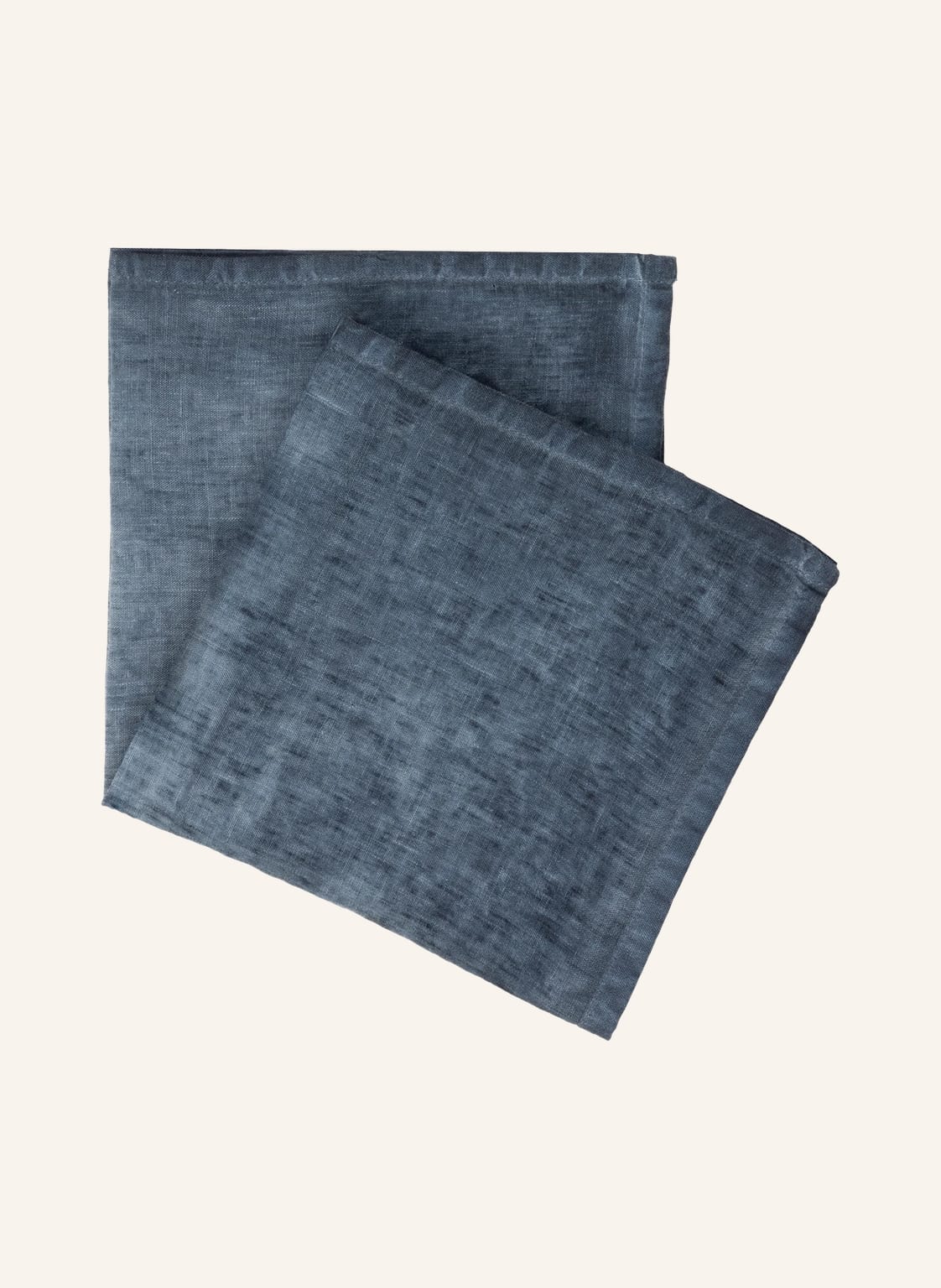 Image of Pichler 2er-Set Stoffservietten Liska Aus Leinen blau