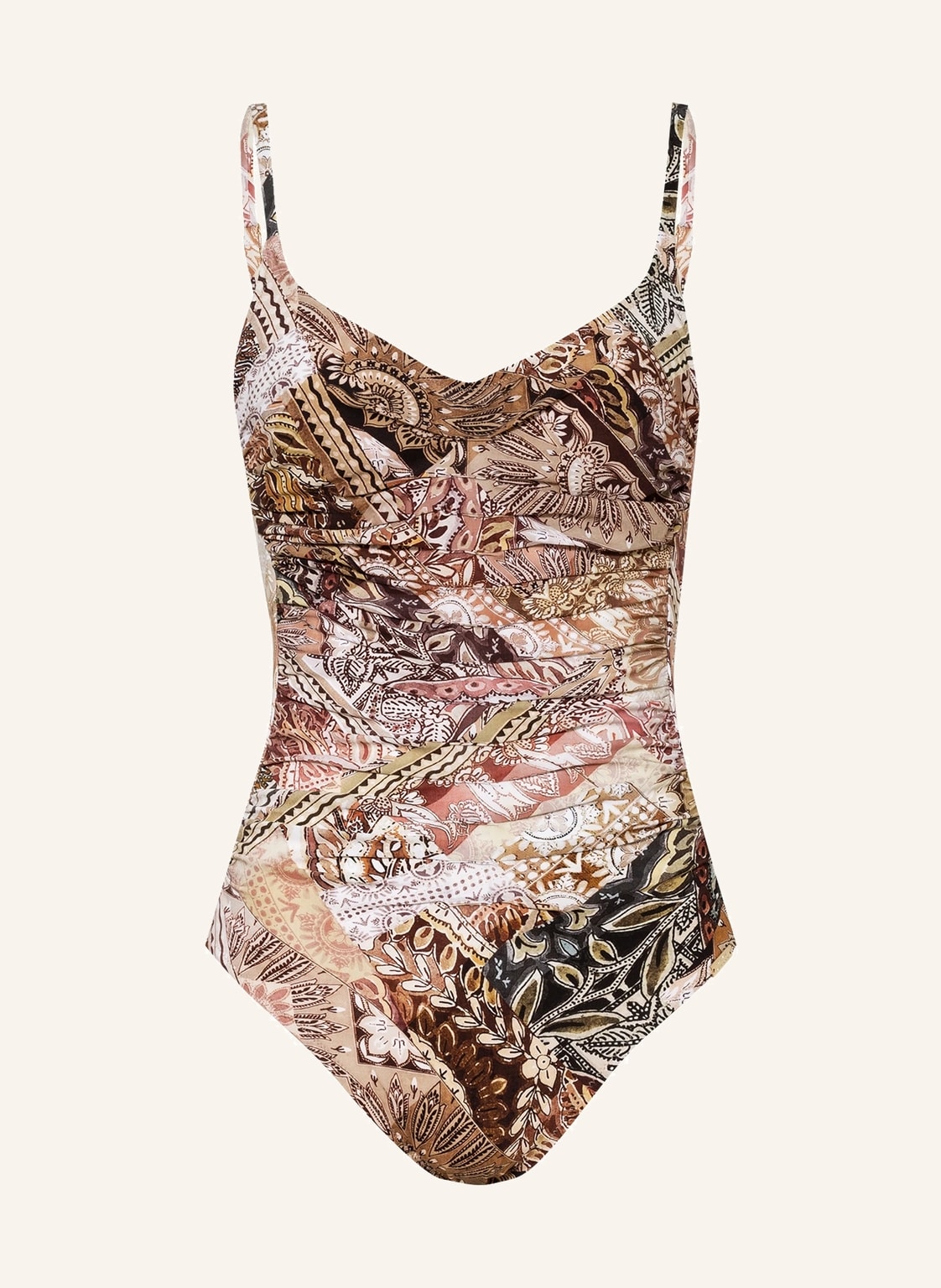 Image of Maryan Mehlhorn Bügel-Badeanzug World Traveller braun