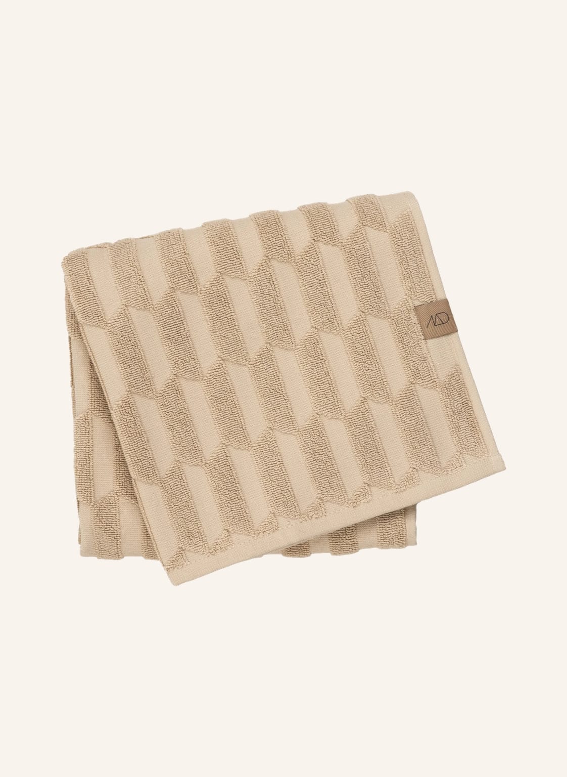 Image of Mette Ditmer Handtuch Geo beige