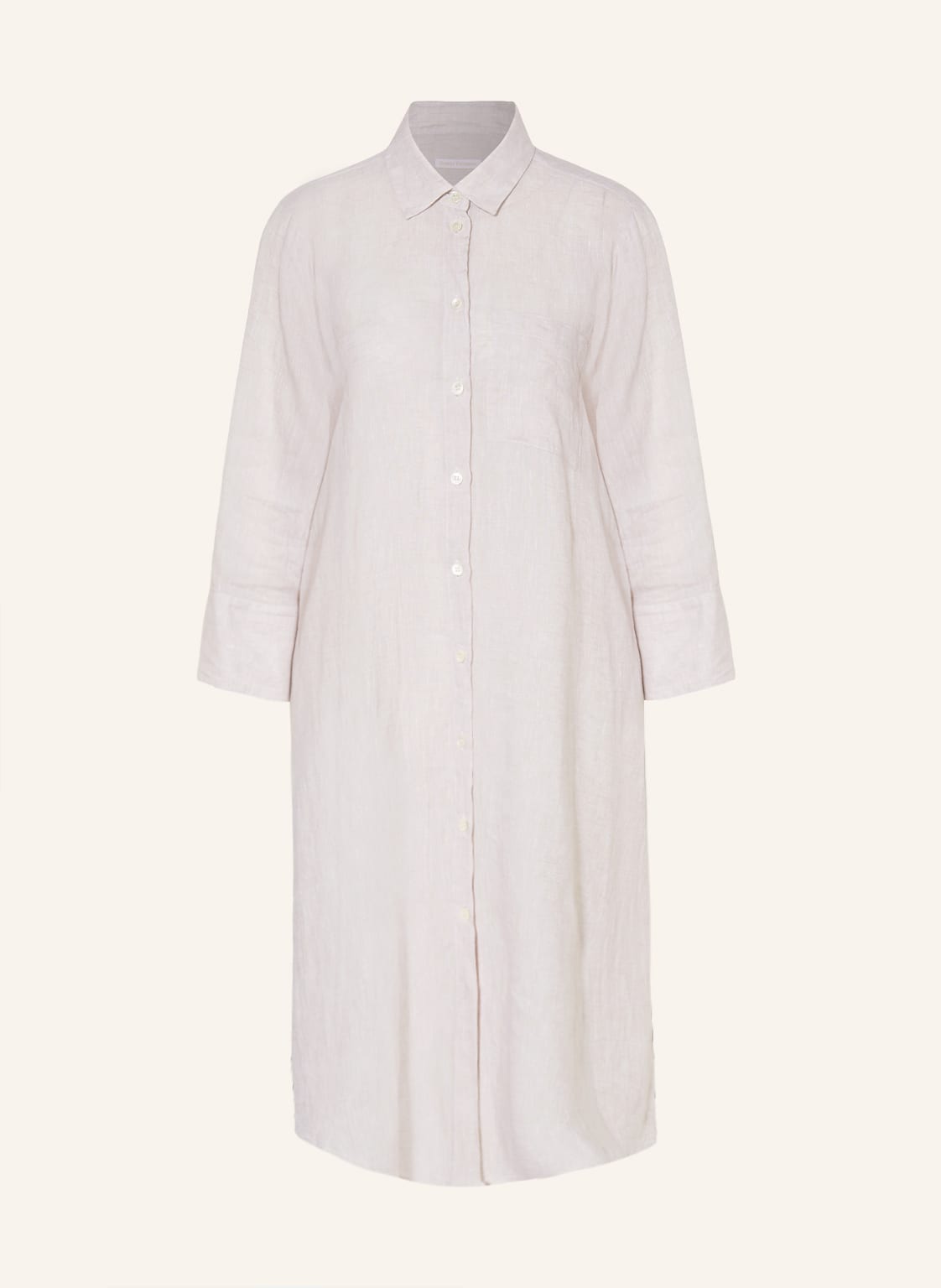 Image of Robert Friedman Hemdblusenkleid Lena Aus Leinen grau