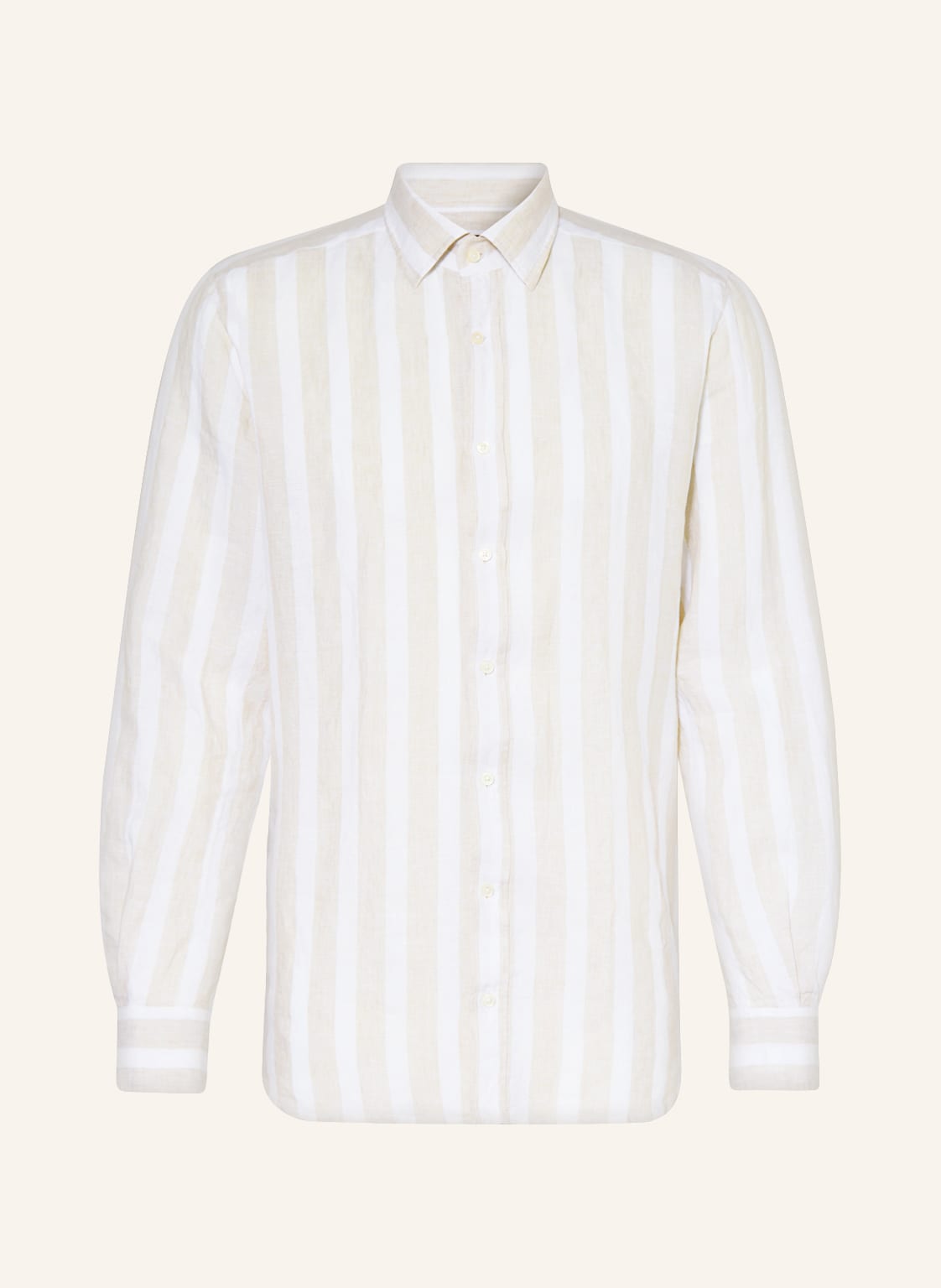 Image of Windsor. Leinenhemd Slim Fit beige