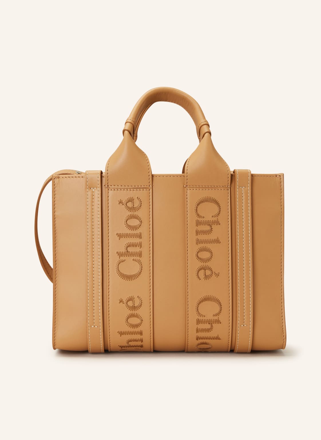 Image of Chloé Handtasche Woody Small beige