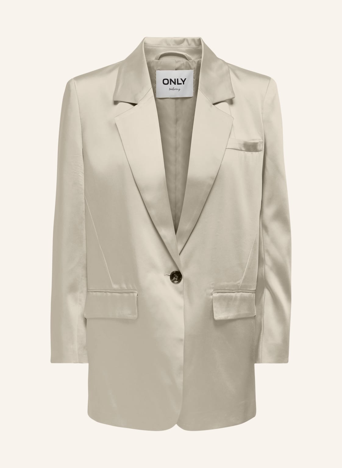 Image of Only Satinblazer beige