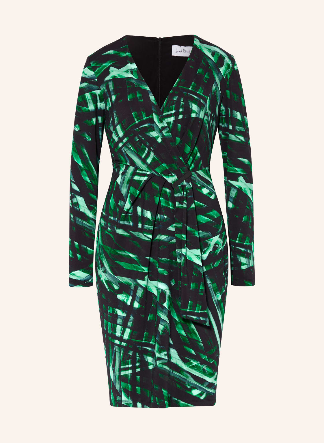 Image of Joseph Ribkoff Jerseykleid In Wickeloptik gruen