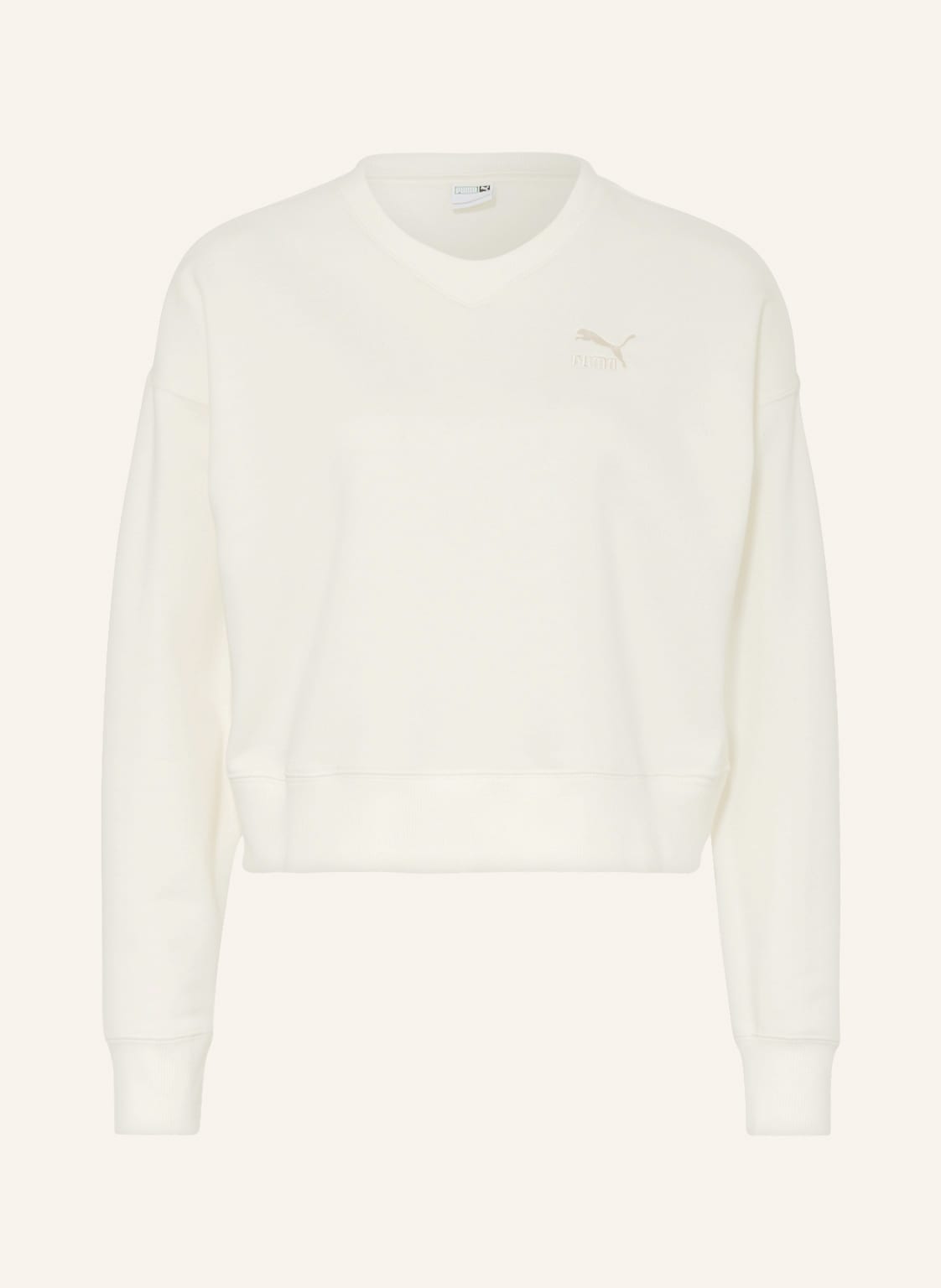 Image of Puma Sweatshirt Classics weiss