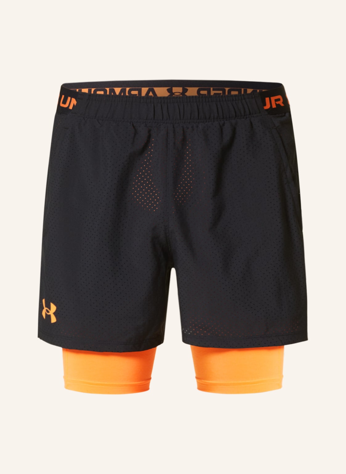 Image of Under Armour 2-In-1-Laufshorts Vanish Woven schwarz