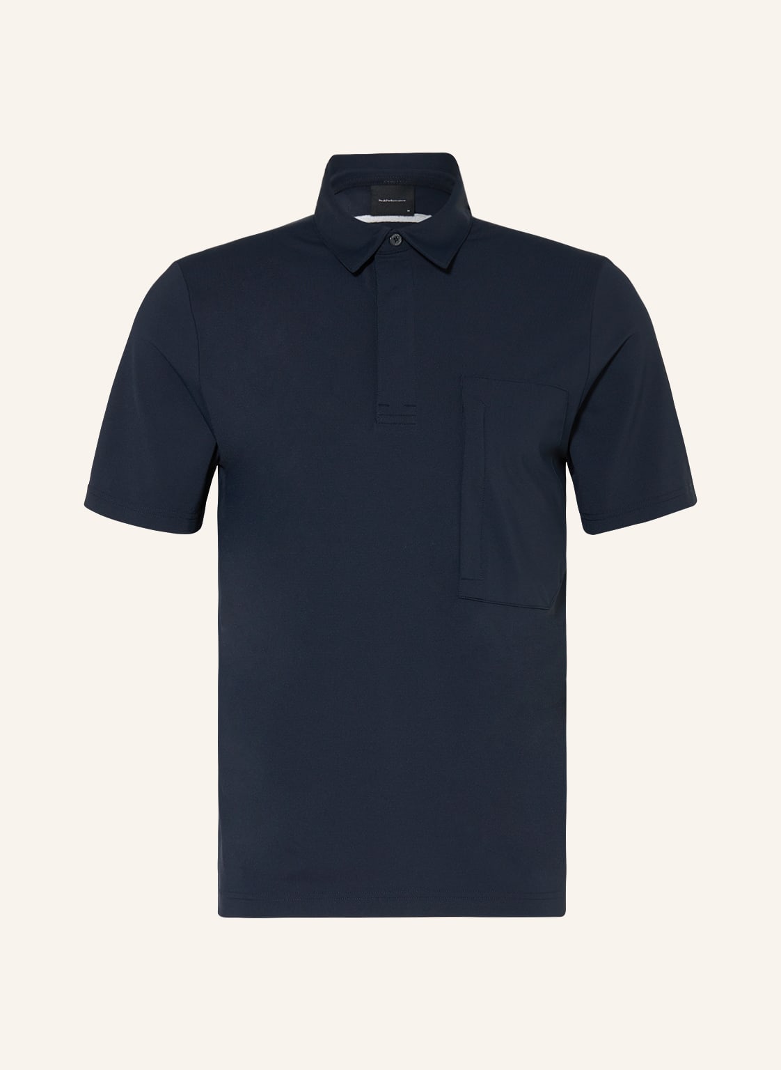 Image of Peak Performance Funktions-Poloshirt Pocket Polo blau