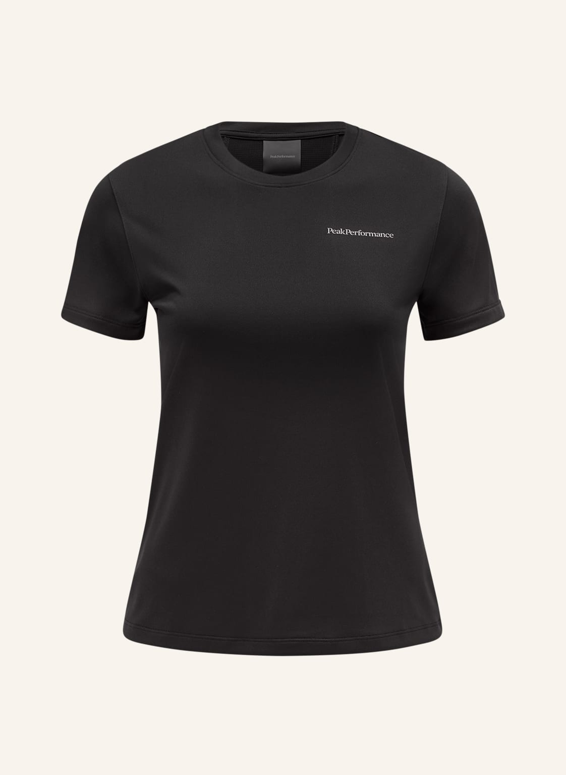 Image of Peak Performance T-Shirt Alum Light Mit Mesh schwarz