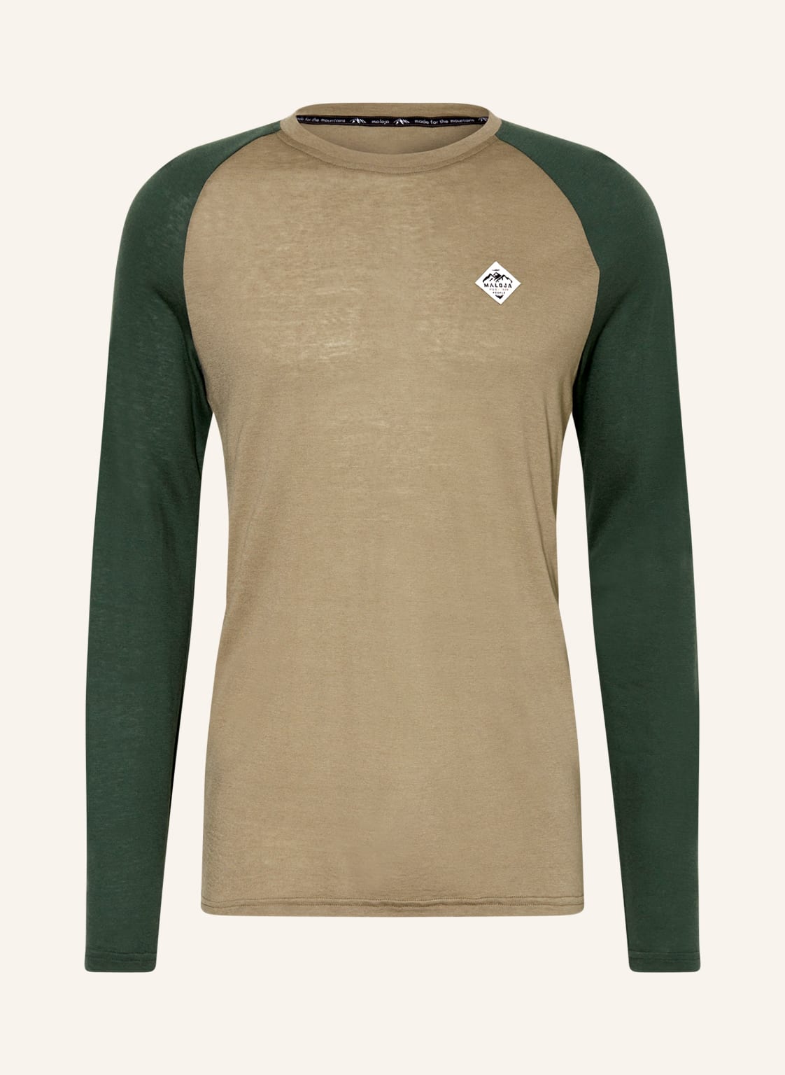 Image of Maloja Longsleeve Mit Merinowolle gruen