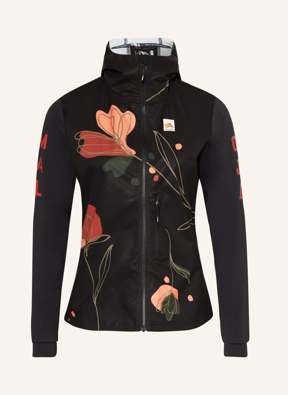 Image of Maloja Hybrid-Funktionsjacke Sennesm schwarz