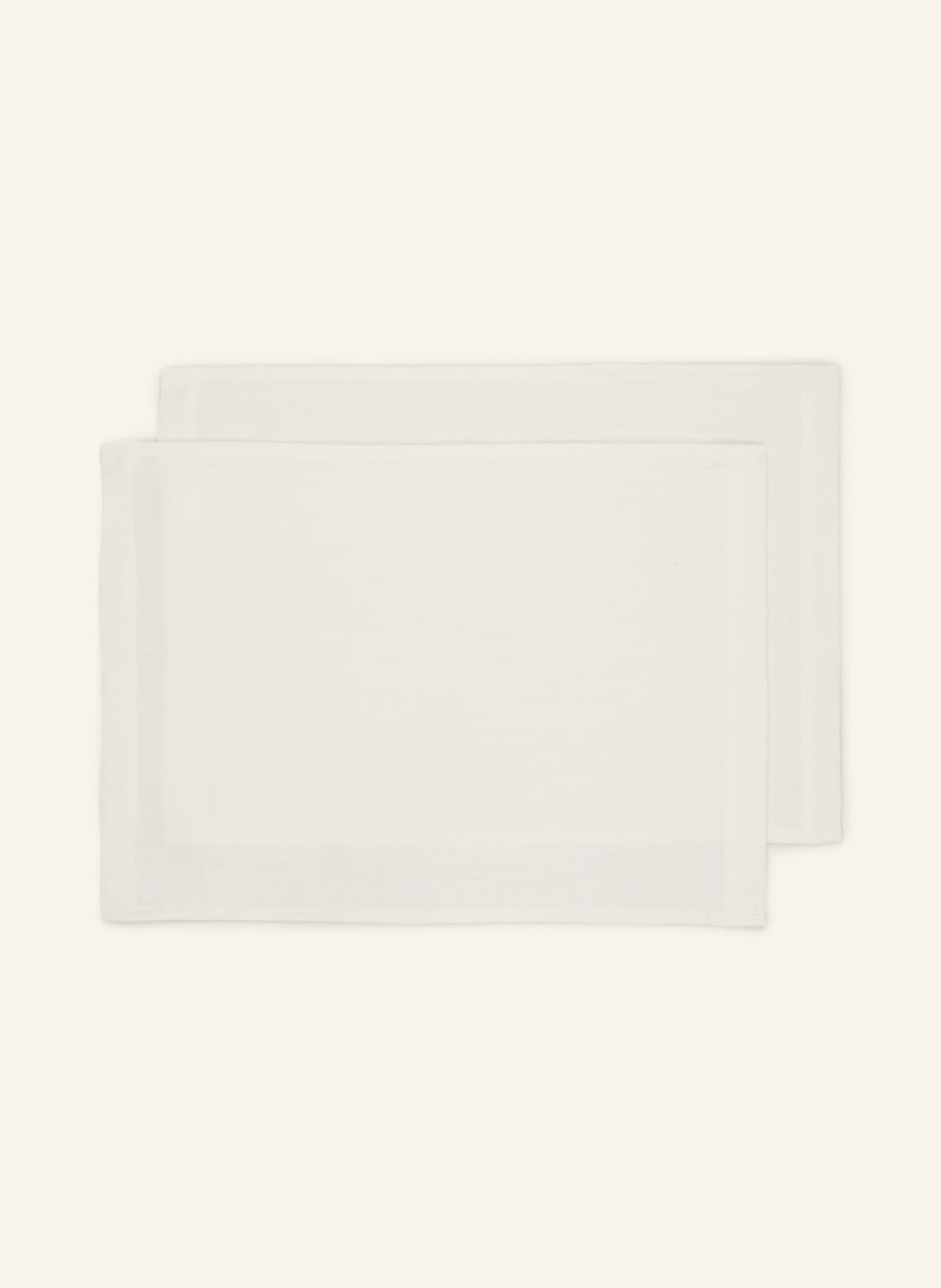 Image of Pichler 2er-Tischsets Aus Leinen weiss