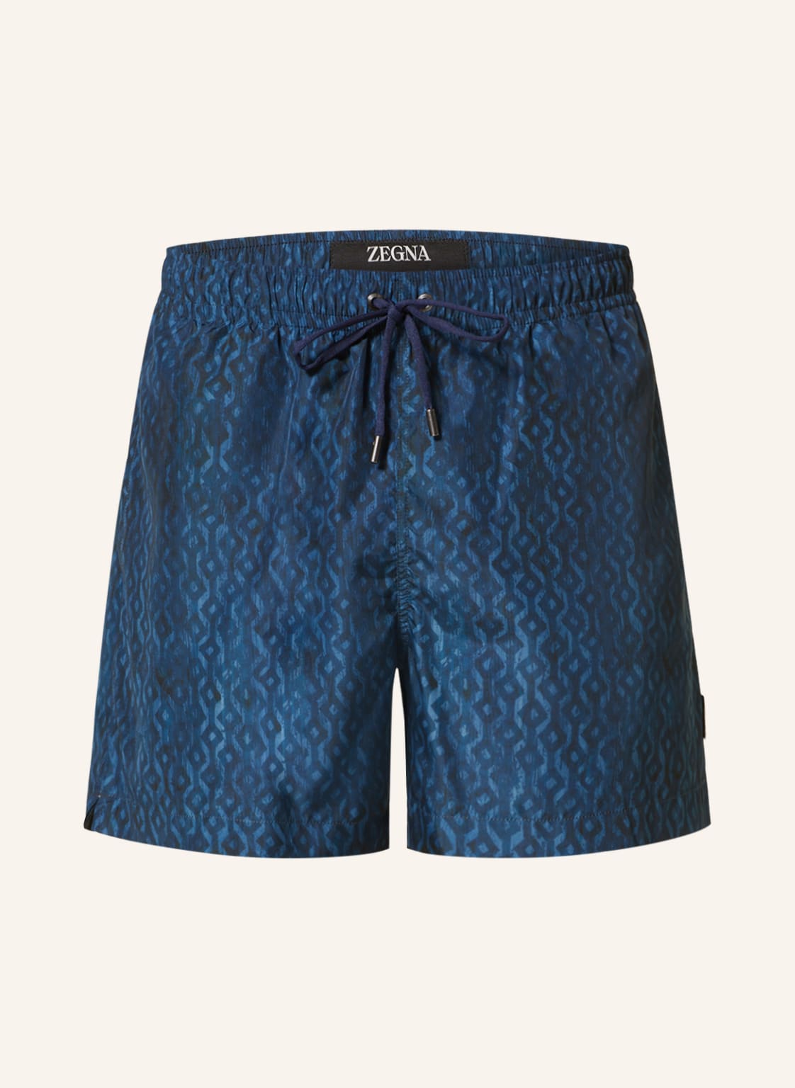 Image of Zegna Badeshorts Tiles blau