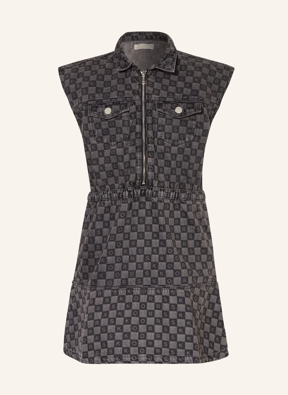 Image of Michael Kors Jeanskleid grau