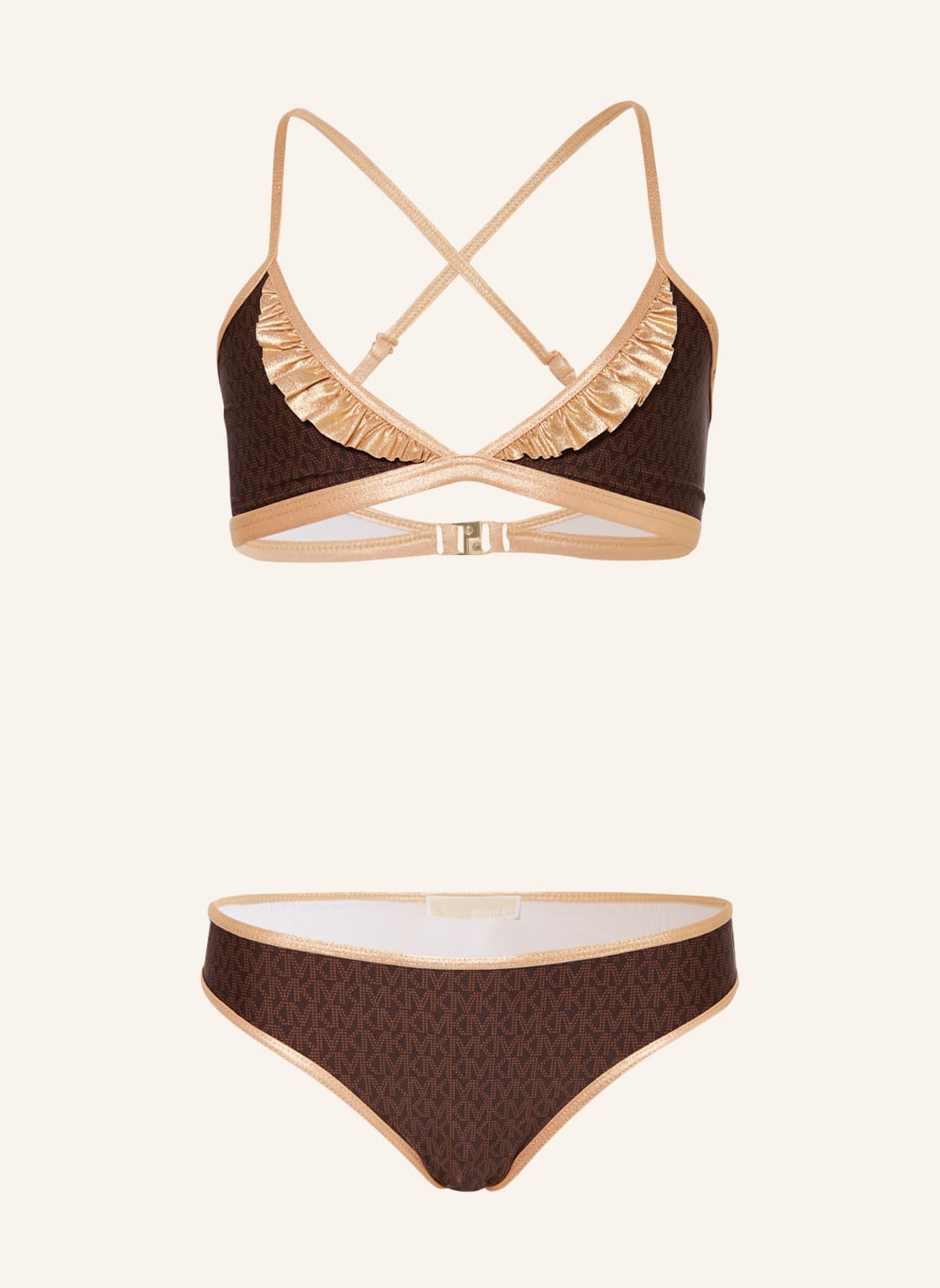 Image of Michael Kors Bustier-Bikini braun