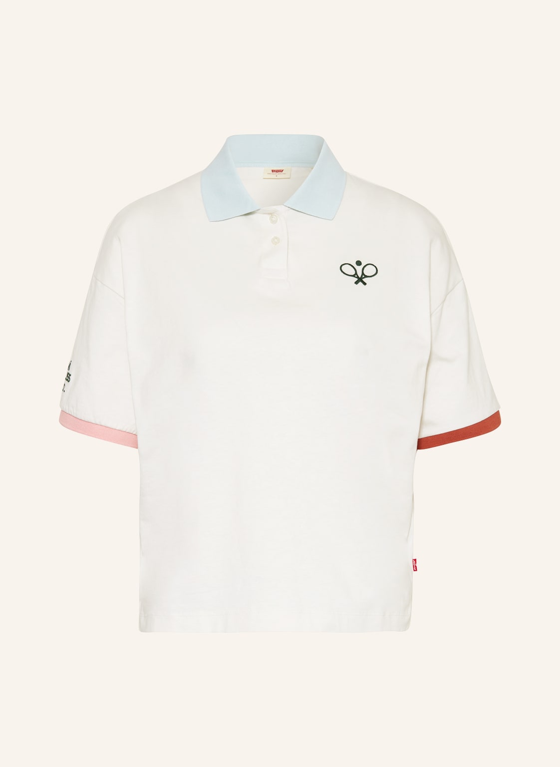 Image of Levi's® Jersey-Poloshirt weiss