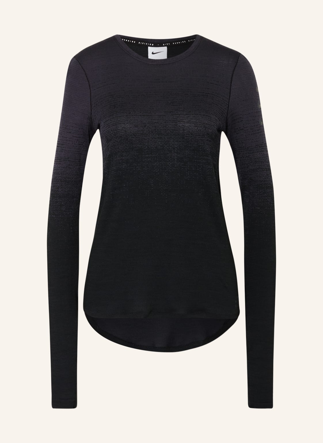 Image of Nike Laufshirt Dri-Fit Advance Run Division schwarz