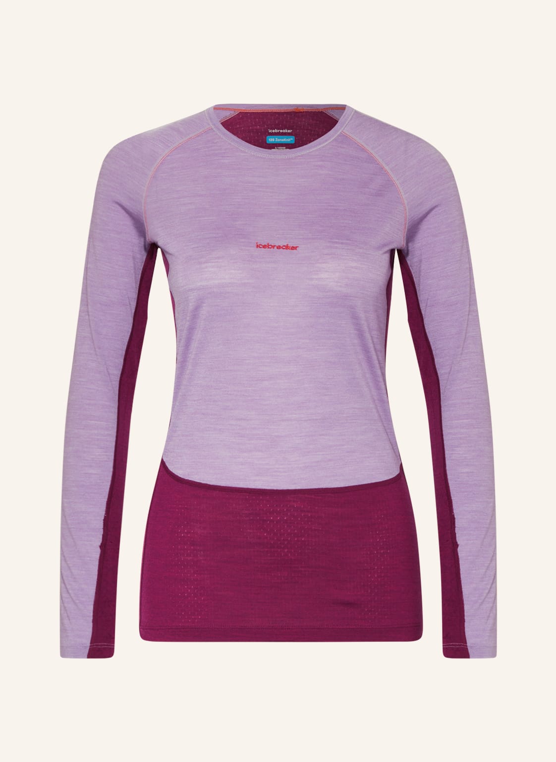Image of Icebreaker Longsleeve 125 Zoneknit™ violett