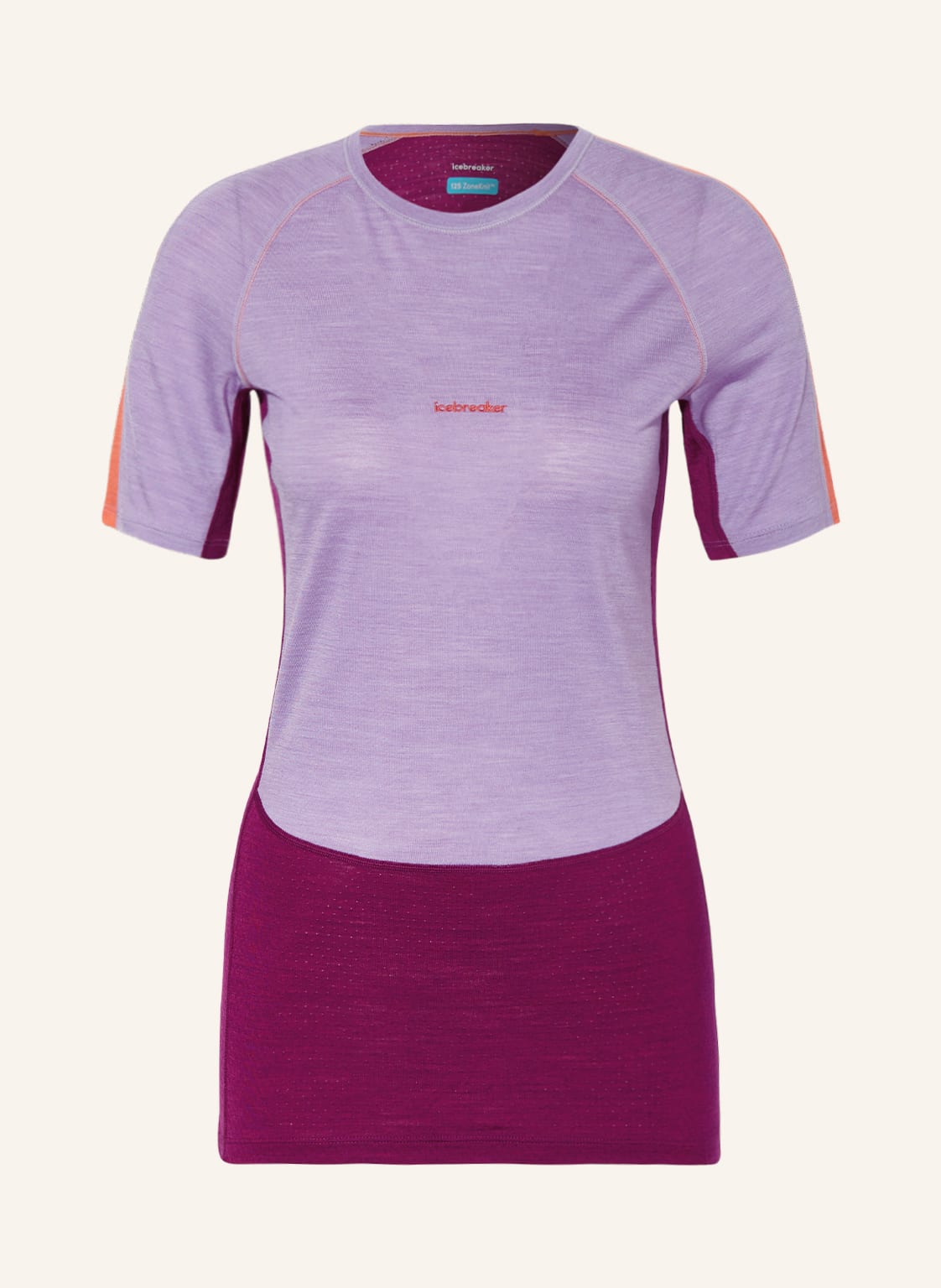 Image of Icebreaker T-Shirt Mit Merinowolle violett