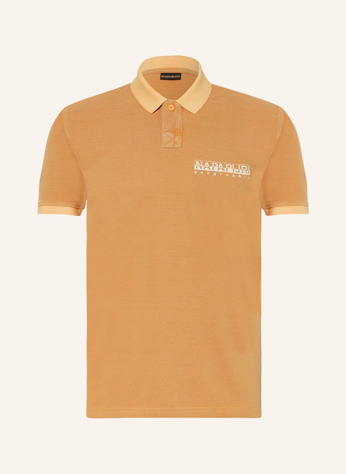 Image of Napapijri Piqué-Poloshirt Meribe orange