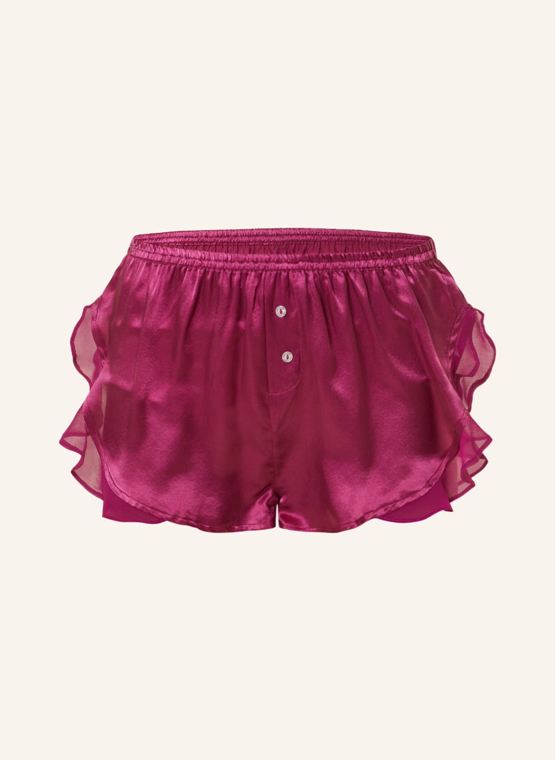 Image of Love Stories Schlafshorts Mae Aus Seide pink