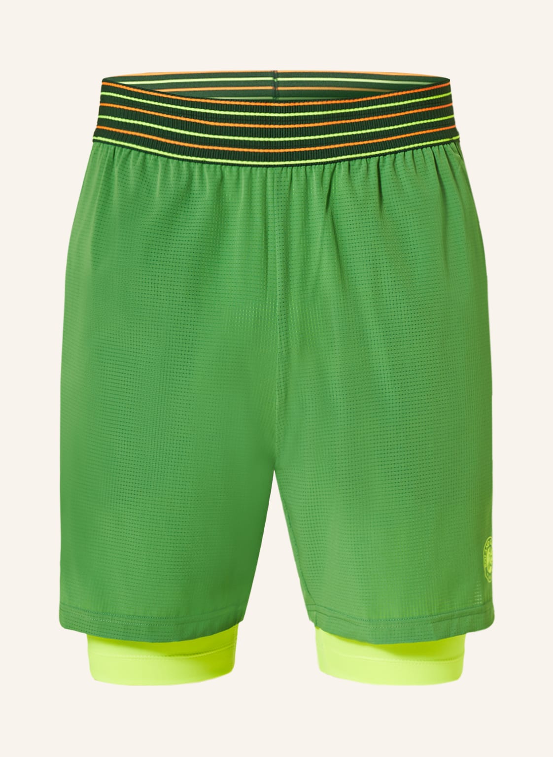 Image of Lacoste 2-In-1-Tennisshorts Mit Mesh gruen