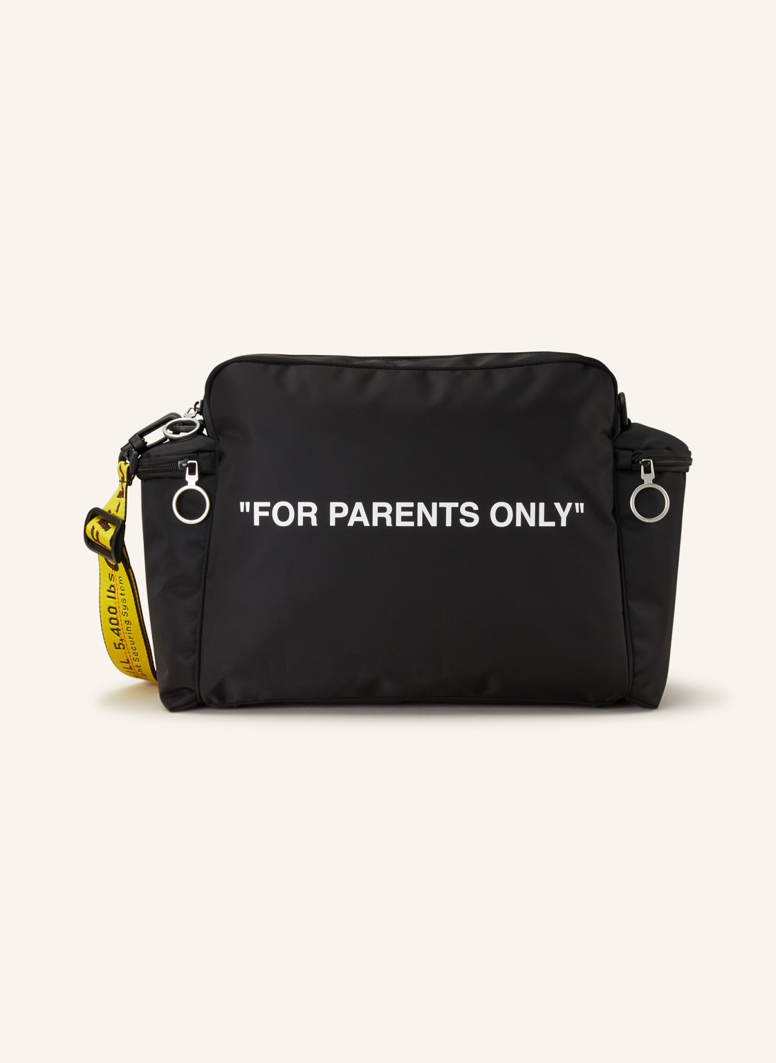 Image of Off-White Wickeltasche For Mums Only schwarz