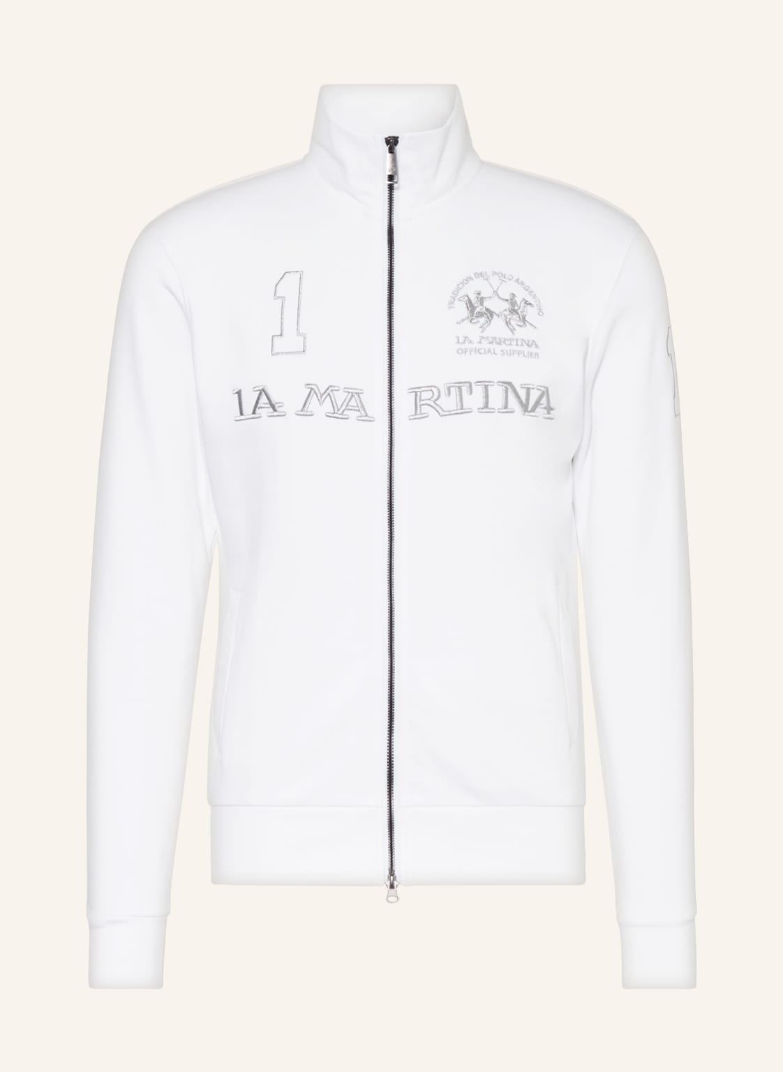 Image of La Martina Sweatjacke weiss