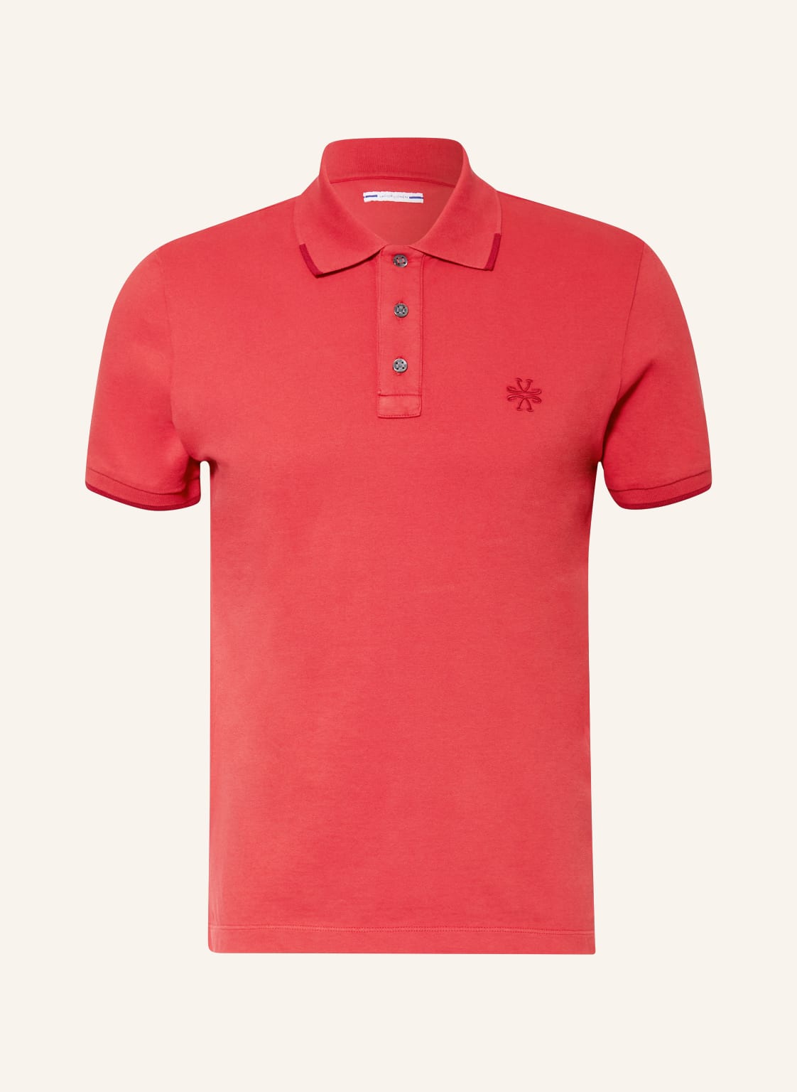 Image of Jacob Cohen Piqué-Poloshirt rot