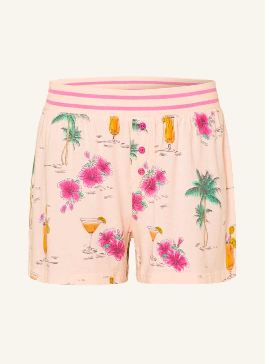 Image of P.J.Salvage Schlafshorts rosa
