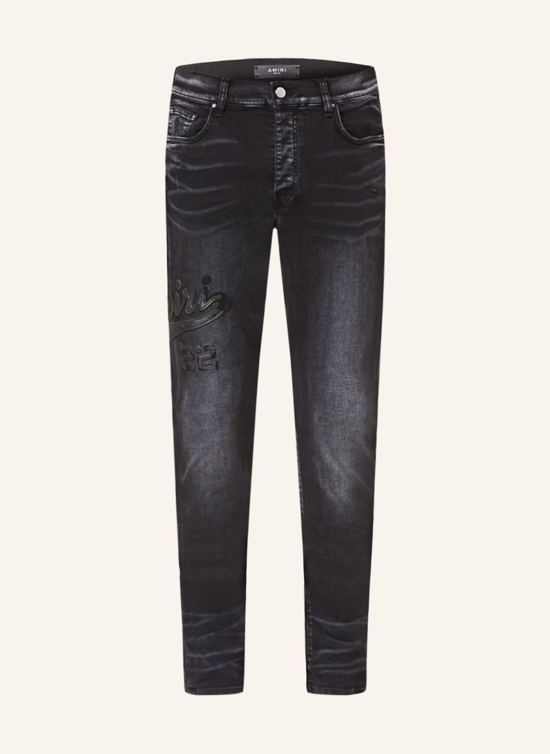 Image of Amiri Jeans Extra Slim Fit schwarz