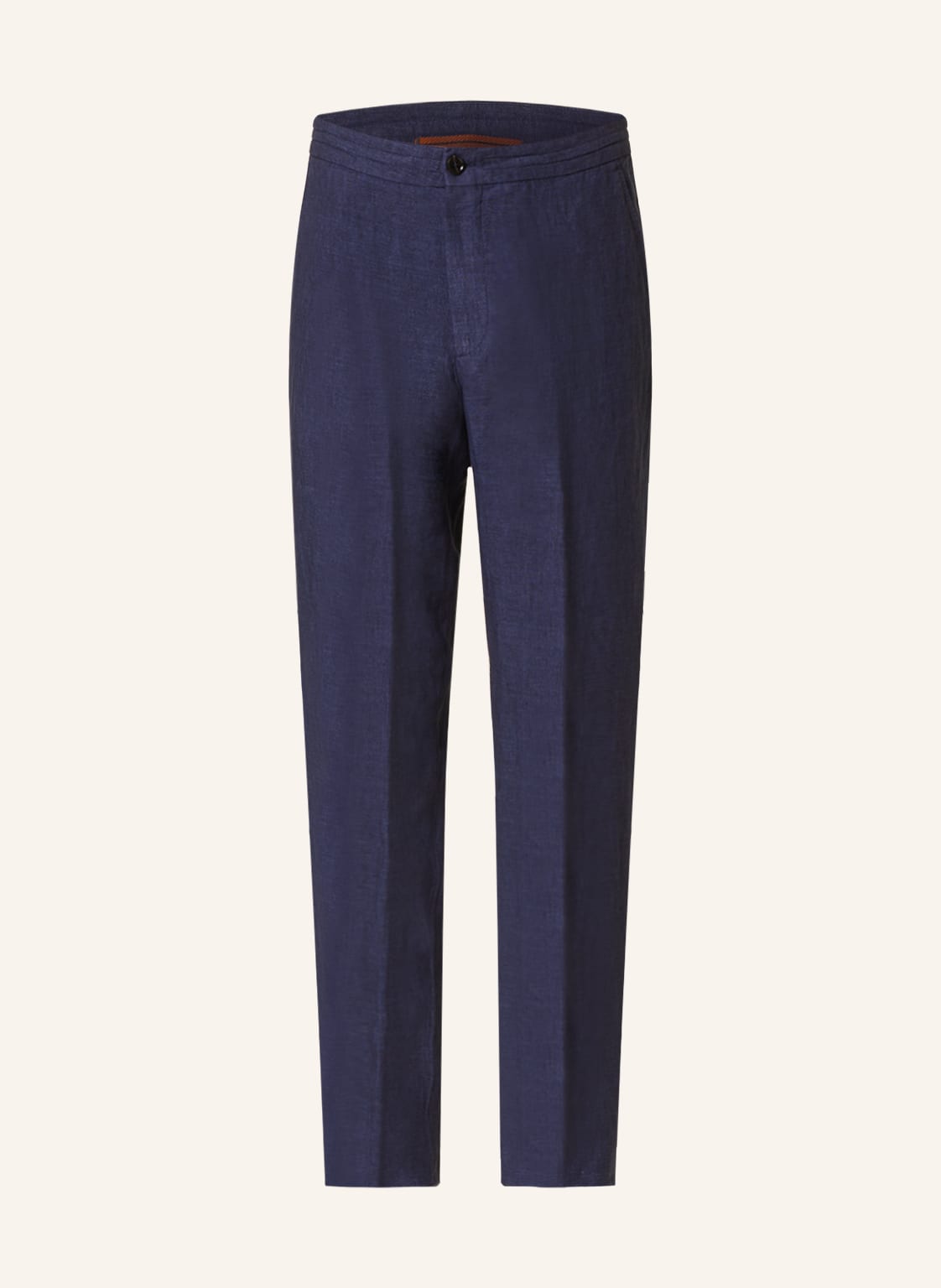 Image of Zegna Leinenhose Extra Slim Fit blau